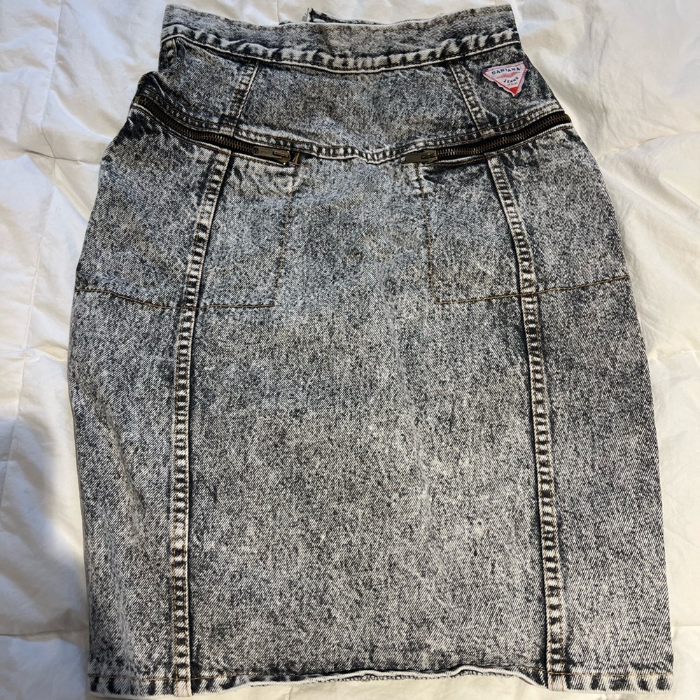Women's Santana Jeans Italia Gray Denim Skirt